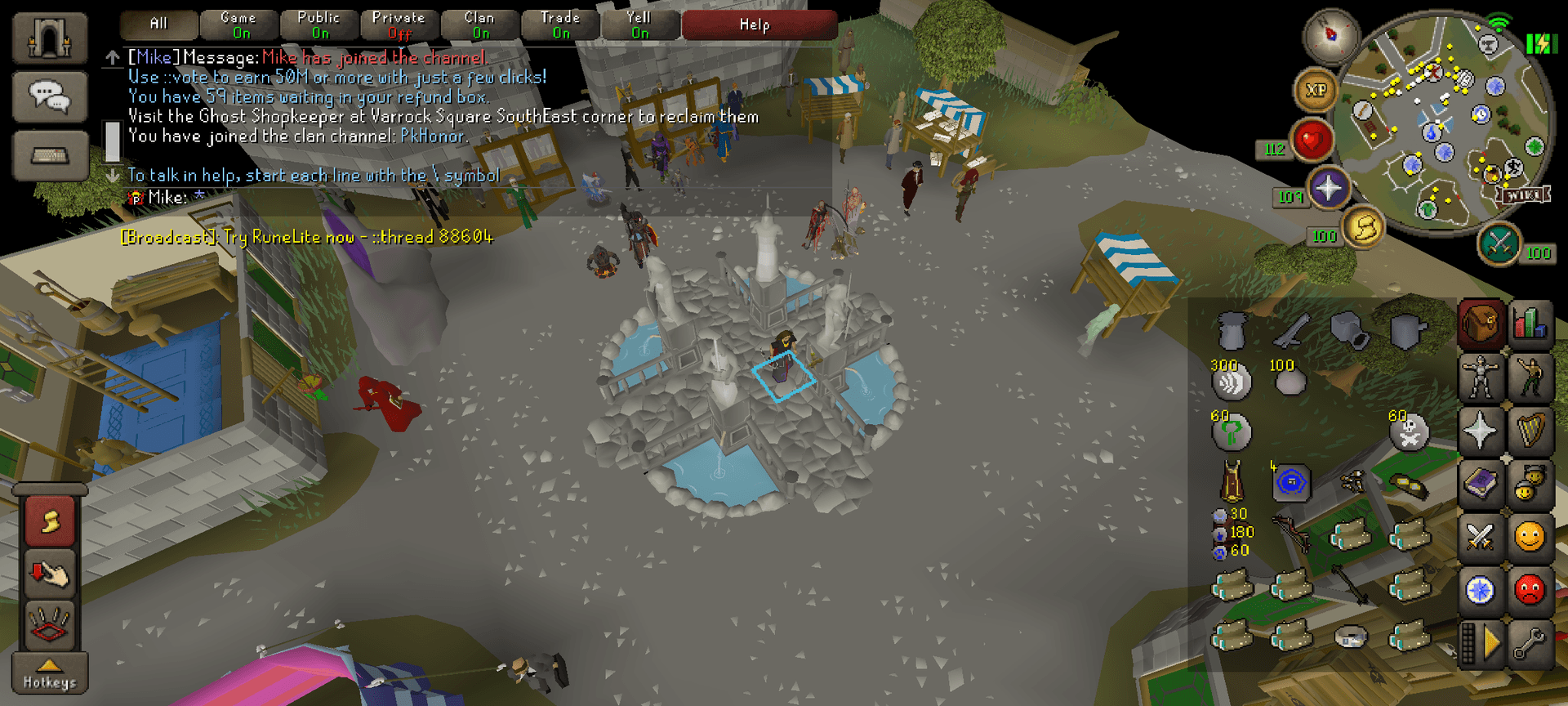 Server screenshot 1